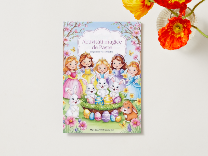 EDITIE SPECIALA DE PASTE | MAPA CU 24 DE PAGINI REUTILIZABILE | SCRIE SI STERGE PE ACEASI FOAIE