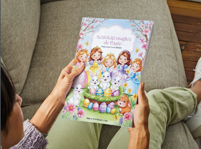 EDITIE SPECIALA DE PASTE | MAPA CU 24 DE PAGINI REUTILIZABILE | SCRIE SI STERGE PE ACEASI FOAIE - imagine 5